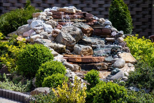 River Rock Landscaping in Cordova
