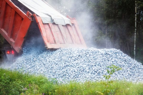 Limestone Gravel Delivery in Cordova