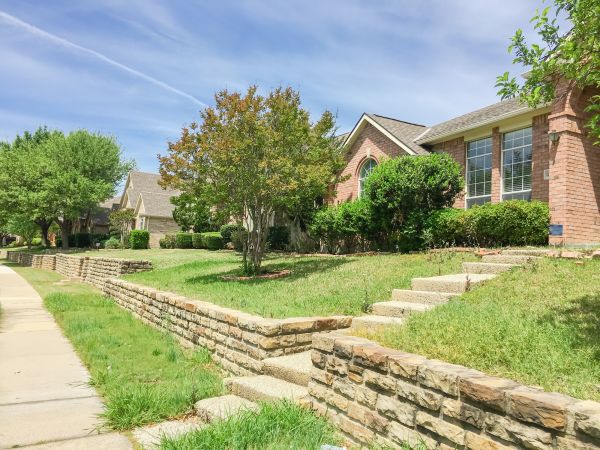 Sloped Yard Landscaping in Cordova