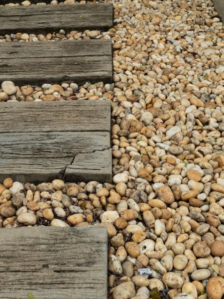 Pea Rock Installation in Cordova
